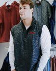 PETER MILLAR GAMEDAY - 14 ZIP DAWGS FORGE CAMP 1/4 ZIP VEST