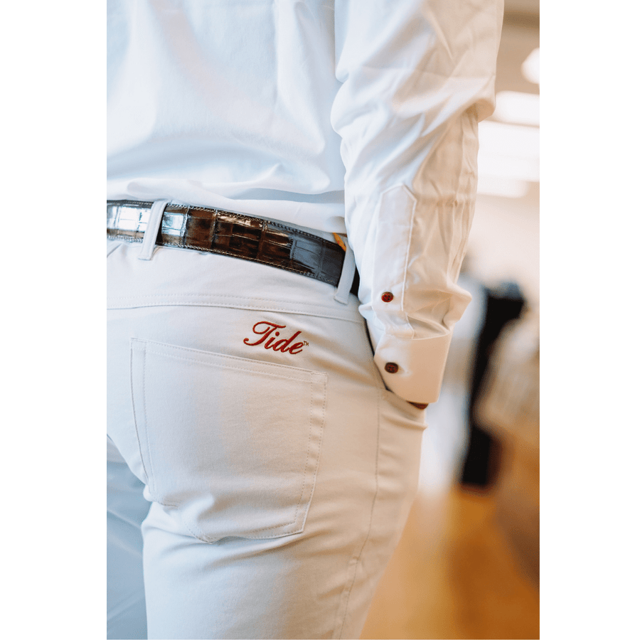 eb66 Performance Five-Pocket Pant in Khaki by Peter Millar
