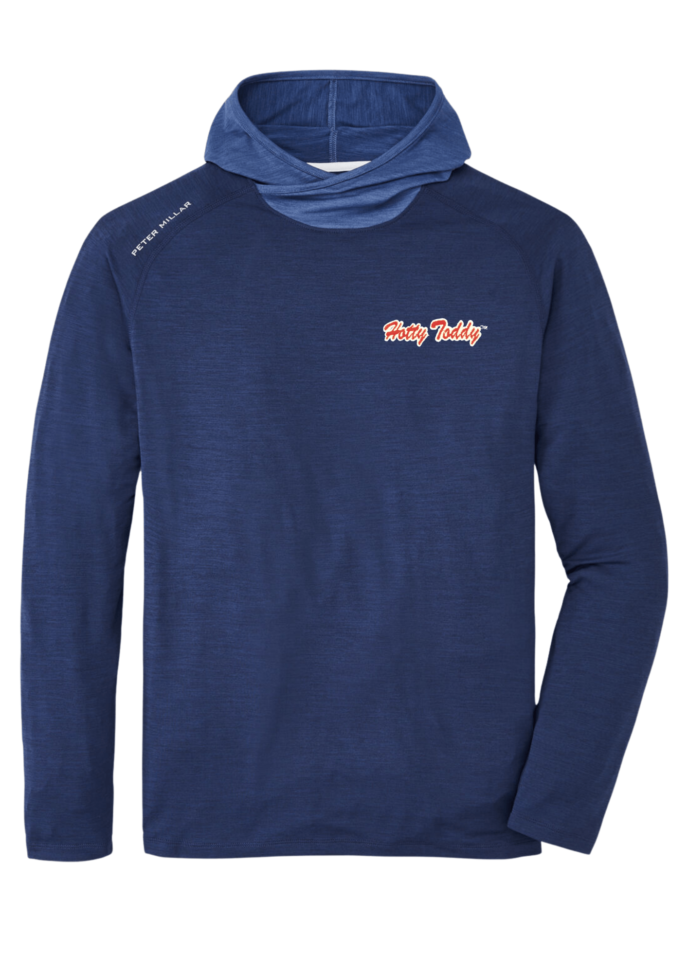 PETER MILLAR GAMEDAY - HOODIES NAVY / M HOTTY TODDY AURORA T-SHIRT HOODIE