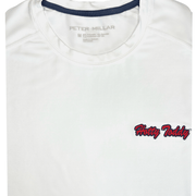 PETER MILLAR GAMEDAY WHITE / M HOTTY TODDY AURORA SHORT SLEEVE TSHIRT