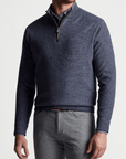 PETER MILLAR OUTERWEAR - 14 ZIP MILL WOOL-CASHMERE 1/4 ZIP