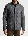 PETER MILLAR OUTERWEAR - COAT SUFFOLK QUILTED WOOL TRAVEL COAT