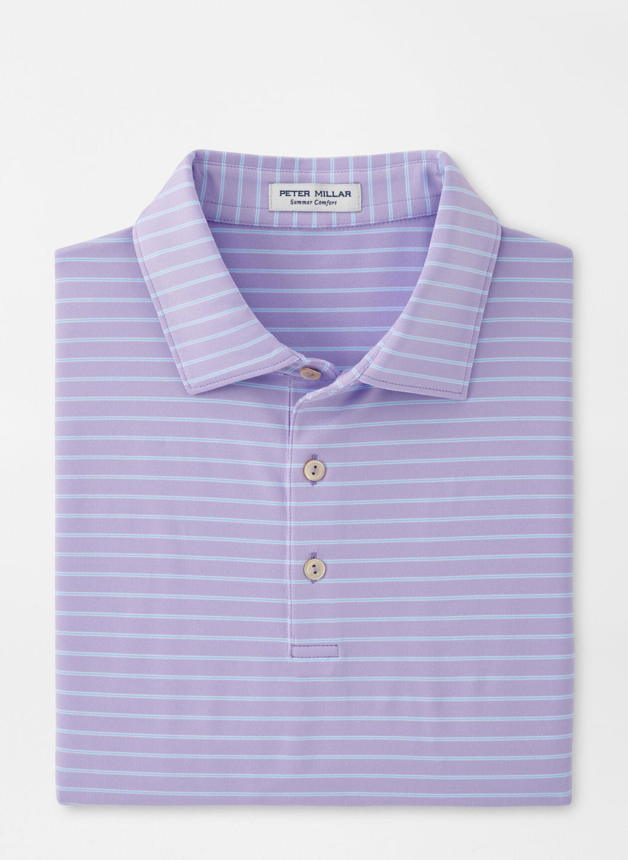 PETER MILLAR SHIRTS - POLO MOONFLOWER / S DRUM PERFORMANCE JERSEY POLO