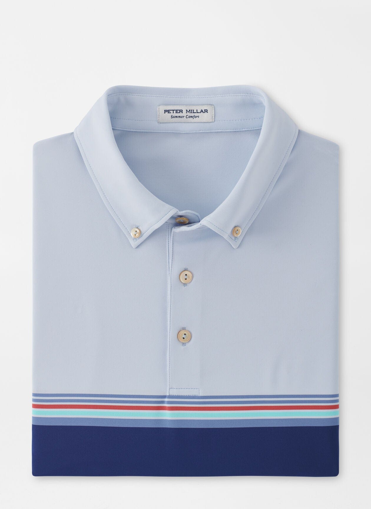 PETER MILLAR SHIRTS - POLO SHAVED ICE / M CAMPBELL PERFORMANCE JERSEY POLO