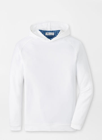 PETER MILLAR YOUTH - SS KNITS WHITE / S PINE YOUTH PERFROMANCE HOODIE
