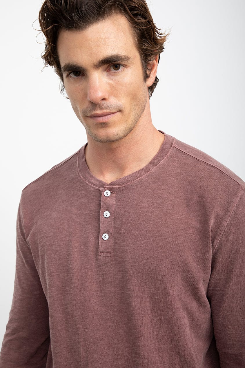 RAILS MEN BRICK / S SKHI LONG SLEEVE HENLEY