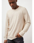 RAILS SWEATERS OAT HEATHER / M GEOFFREY CREWNECK SWEATER