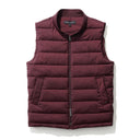 ROBERT BARAKETT BURGUNDY / XXL CHRISTIAN QUILTED VEST