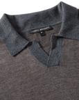 ROBERT BARAKETT KNIT SHIRTS RENWOOD OPEN COLLAR POLO