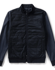 ROBERT BARAKETT OUTERWEAR - JACKET NAVY / M RENOIR QUILTED JACKET