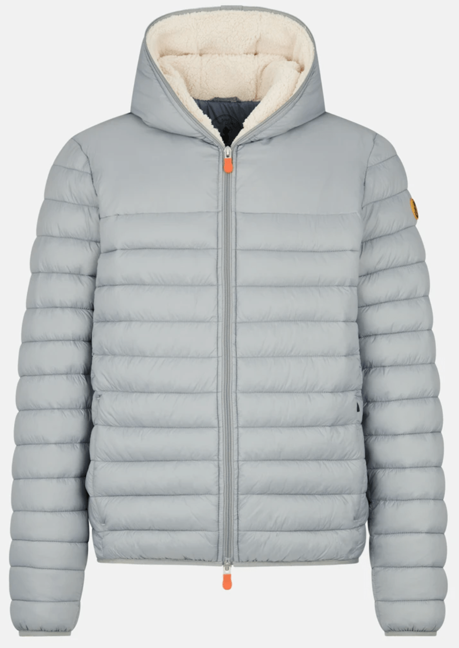 SAVE THE DUCK JACKET SHARK GREY / XL MENS  NATHAN FAUX FUR LINED HOODED JACKET