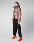 SAVE THE DUCK WOMENS - OUTERWEAR - JACKET ISLA PUFFER JACKET WITH TALL STANDING COLLAR