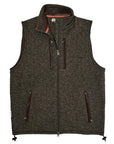 TOM BECKBE VESTS BLACK OLIVE / LARGE KNIT VEST