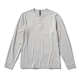 VUORI LIGHT HEATHER GREY / 2XL L/S EASE PERFORMANCE HENLEY