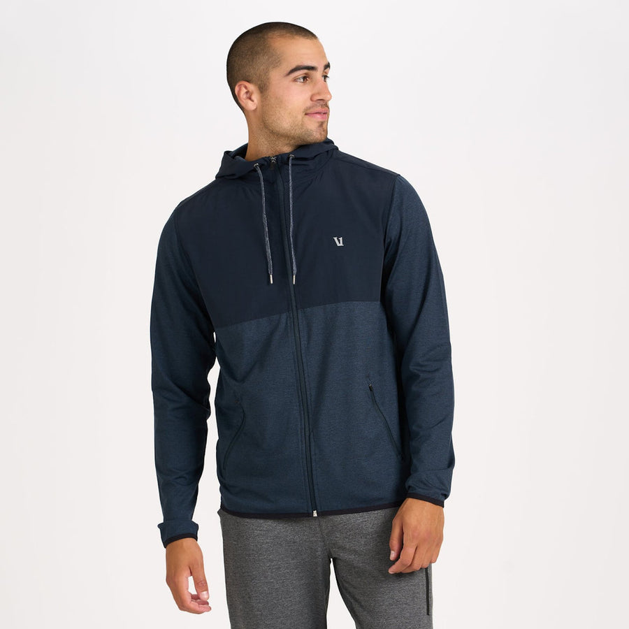 VUORI OUTERWEAR - JACKET INK HEATHER / M SUNDAY ELEMENT JACKET