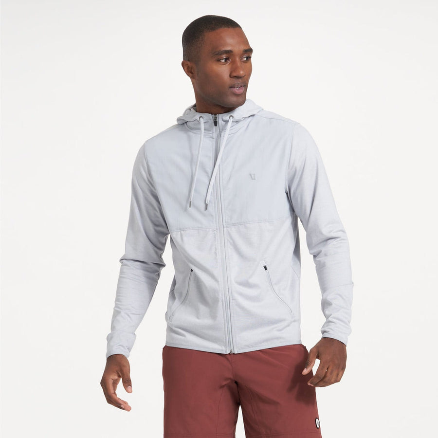 VUORI OUTERWEAR - JACKET PLATINUM HEATHER / XXL SUNDAY ELEMENT JACKET