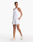 VUORI WOMENS - ACTIVE WEAR - TOPS - TANKS WHITE / XS VOLLEY DRESS